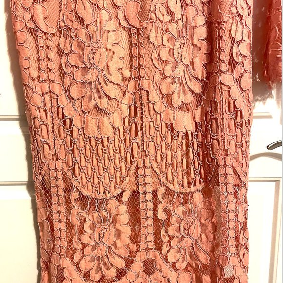 Lulu's Chic Pink Lace Dress - Picture 9 of 11